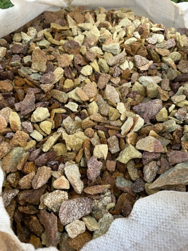 Златолит персиковый декоративная каменная крошка купить в Ивантеевке