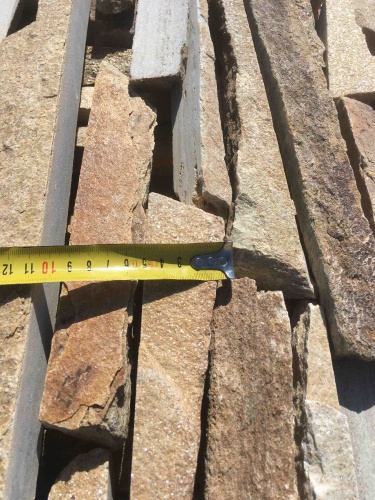 Горбушка златолит золотистый для облицовки купить в Ивантеевке