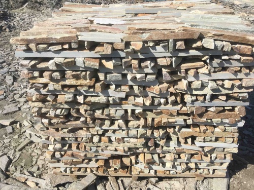 Горбушка златолит золотистый для облицовки купить в Ивантеевке