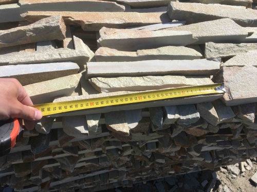 Горбушка златолит золотистый для облицовки купить в Ивантеевке