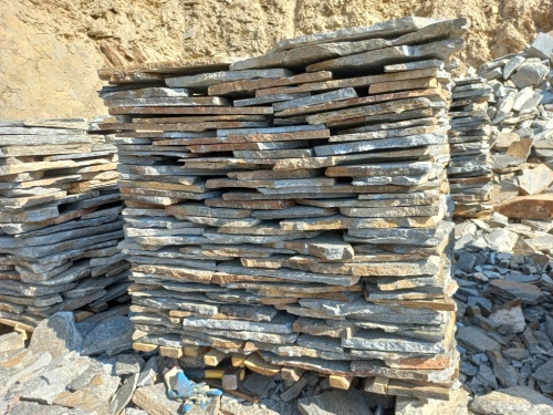 Плитняк серицит облицовочный 10-20мм купить в Ивантеевке